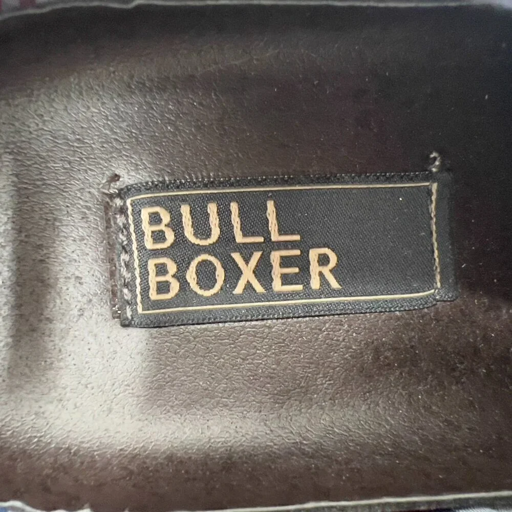 Bull Boxer Mens Hand Crafted Leather Upper Lace-Up Shoes Size 10